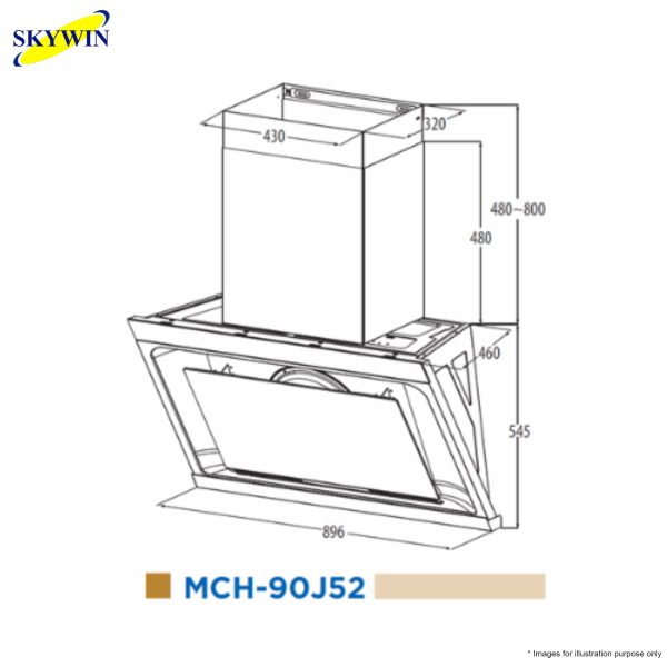 Midea 1500m3-hr-Cooker-Hood-MCH-90J52-(Duct-Out-Only)-3